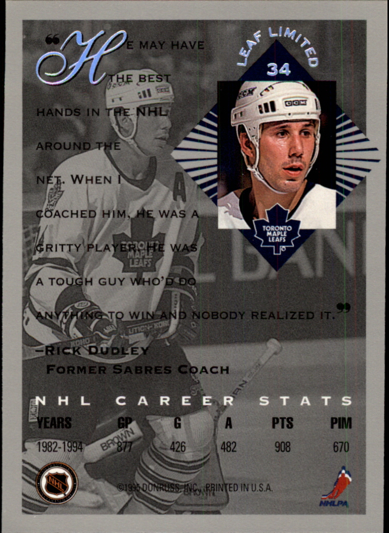 1994-95 Leaf Limited - #46 Kevin Stevens