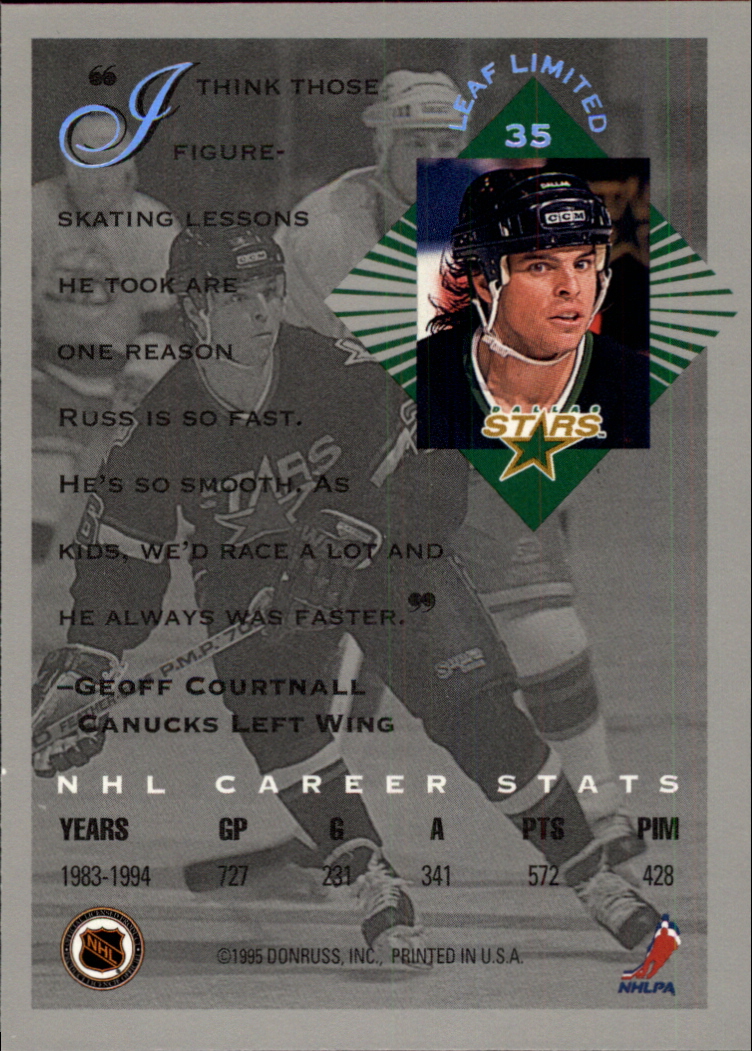 1994-95 Leaf Limited - #46 Kevin Stevens