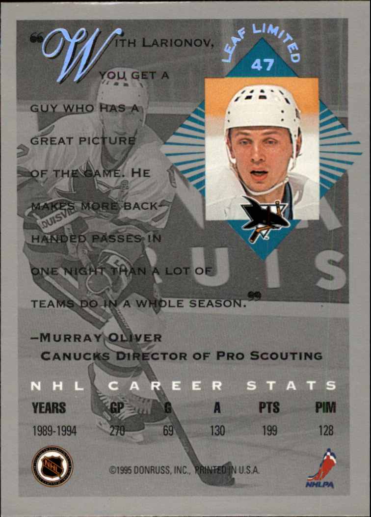 1994-95 Leaf Limited - #46 Kevin Stevens