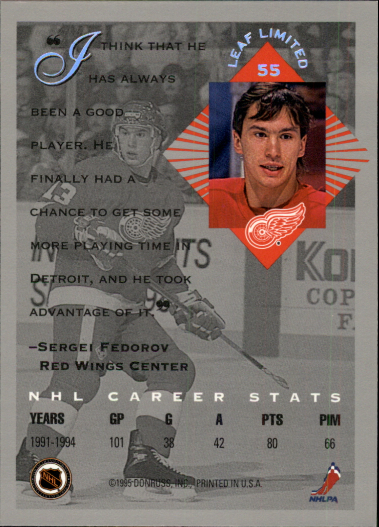 1994-95 Leaf Limited - #46 Kevin Stevens