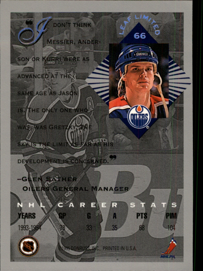 1994-95 Leaf Limited - #46 Kevin Stevens