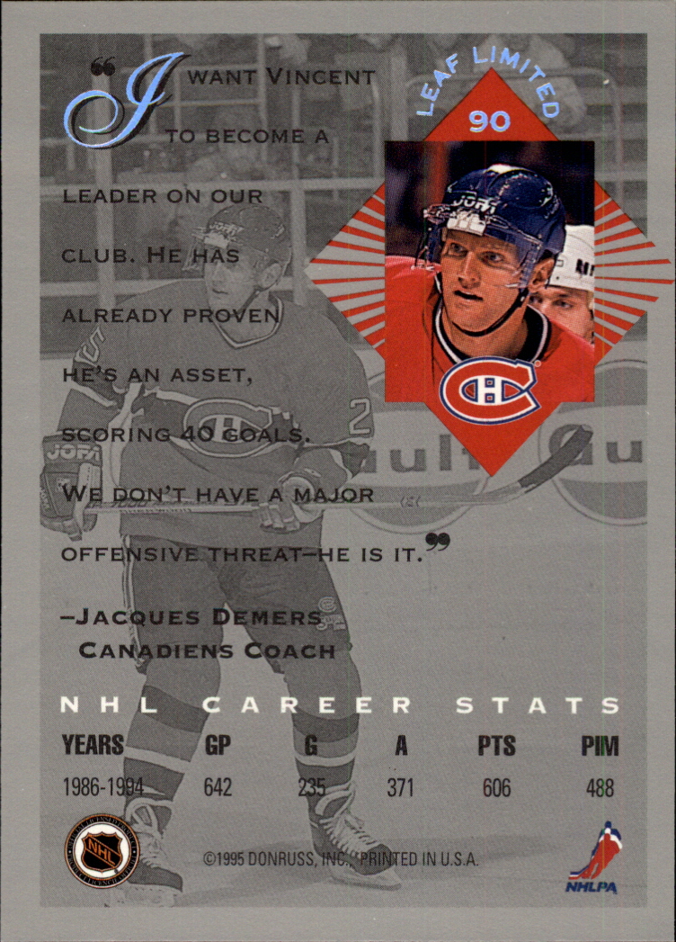 1994-95 Leaf Limited - #46 Kevin Stevens