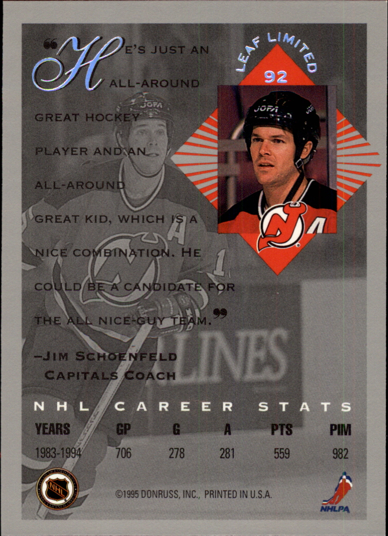 1994-95 Leaf Limited - #46 Kevin Stevens