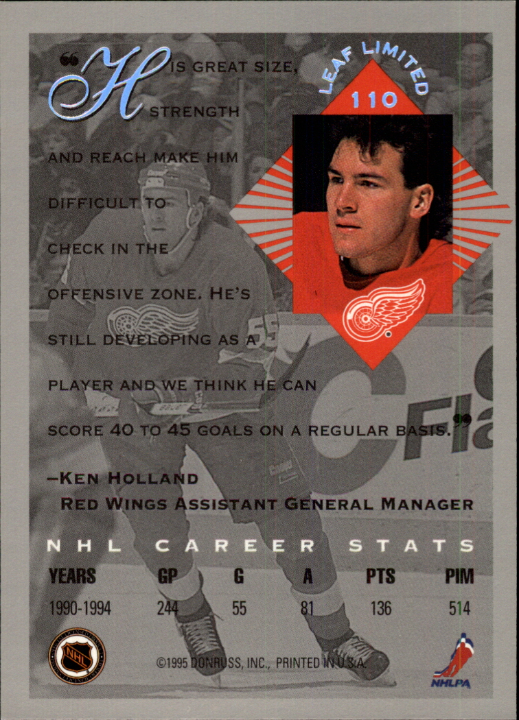 1994-95 Leaf Limited - #46 Kevin Stevens