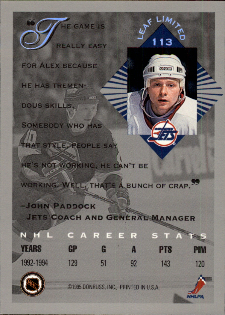 1994-95 Leaf Limited - #46 Kevin Stevens