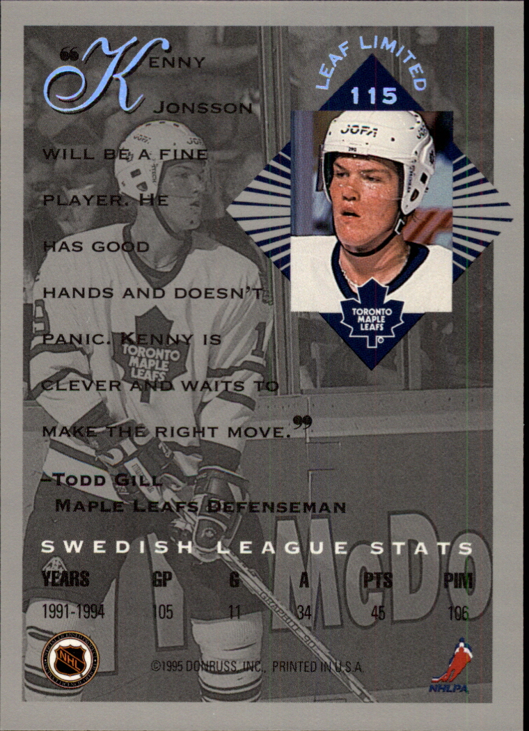 1994-95 Leaf Limited - #46 Kevin Stevens