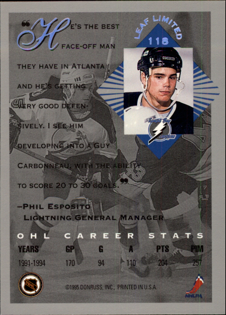 1994-95 Leaf Limited - #46 Kevin Stevens