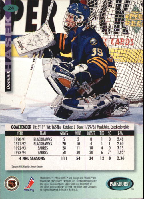 B0740- 1994-95 Parkhurst Hk Card #s 1-200 +Rookies -You Pick- 15+ FREE US SHIP - Picture 49 of 383