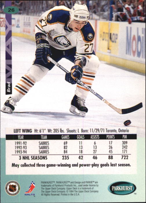 B0740- 1994-95 Parkhurst Hk Card #s 1-200 +Rookies -You Pick- 15+ FREE US SHIP - Picture 53 of 383