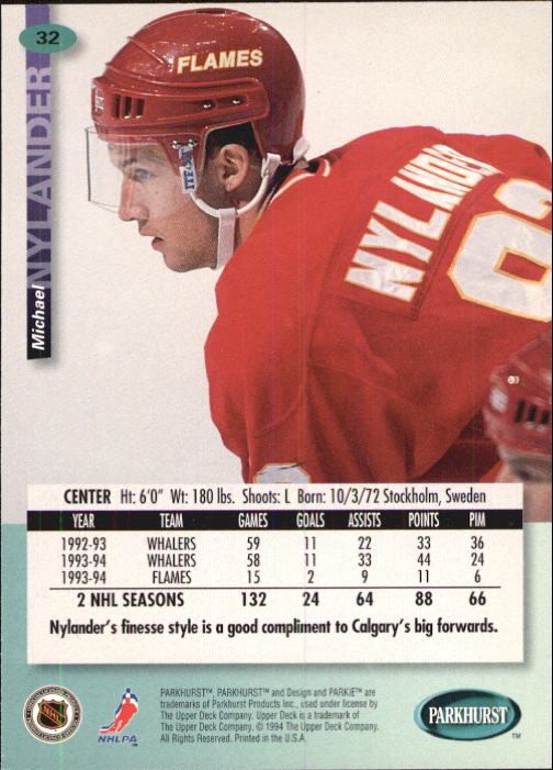 B0740- 1994-95 Parkhurst Hk Card #s 1-200 +Rookies -You Pick- 15+ FREE US SHIP - Picture 63 of 383