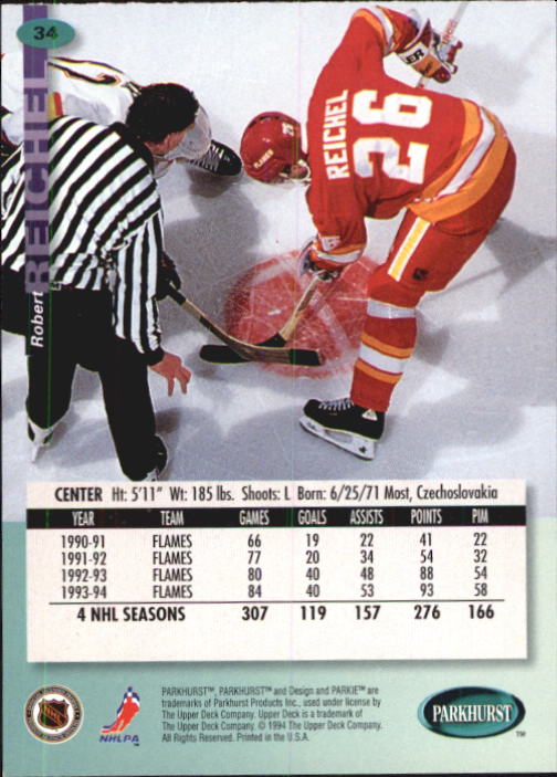 B0740- 1994-95 Parkhurst Hk Card #s 1-200 +Rookies -You Pick- 15+ FREE US SHIP - Picture 67 of 383