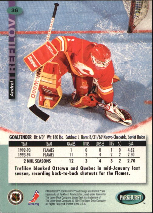B0740- 1994-95 Parkhurst Hk Card #s 1-200 +Rookies -You Pick- 15+ FREE US SHIP - Picture 71 of 383
