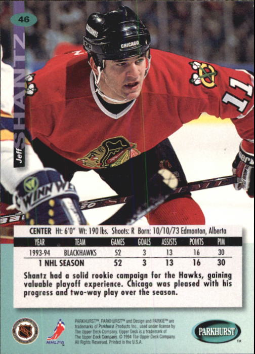 B0740- 1994-95 Parkhurst Hk Card #s 1-200 +Rookies -You Pick- 15+ FREE US SHIP - Picture 89 of 383