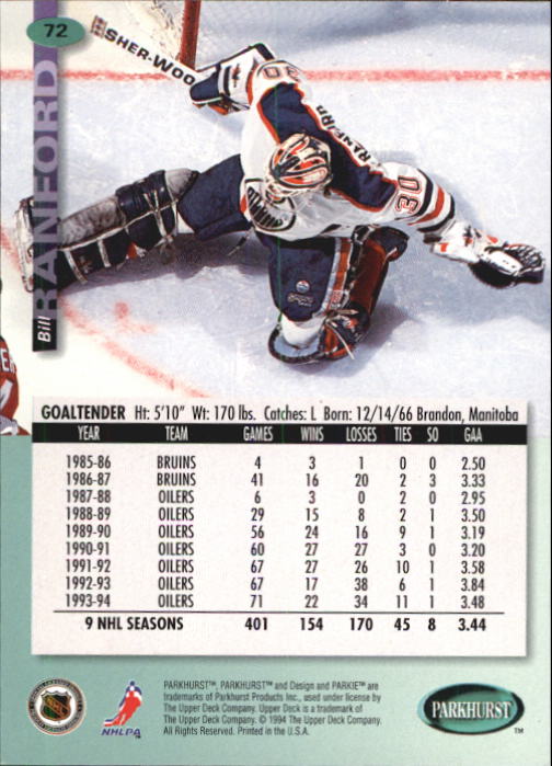 B0740- 1994-95 Parkhurst Hk Card #s 1-200 +Rookies -You Pick- 15+ FREE US SHIP - Picture 139 of 383