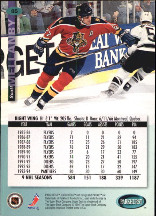 B0740- 1994-95 Parkhurst Hk Card #s 1-200 +Rookies -You Pick- 15+ FREE US SHIP - Picture 165 of 383