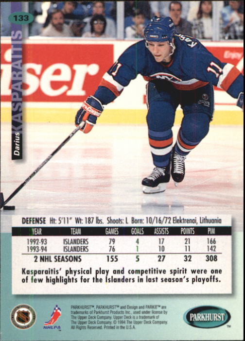 B0740- 1994-95 Parkhurst Hk Card #s 1-200 +Rookies -You Pick- 15+ FREE US SHIP - Picture 253 of 383