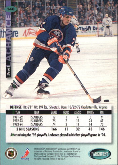 B0740- 1994-95 Parkhurst Hk Card #s 1-200 +Rookies -You Pick- 15+ FREE US SHIP - Picture 267 of 383