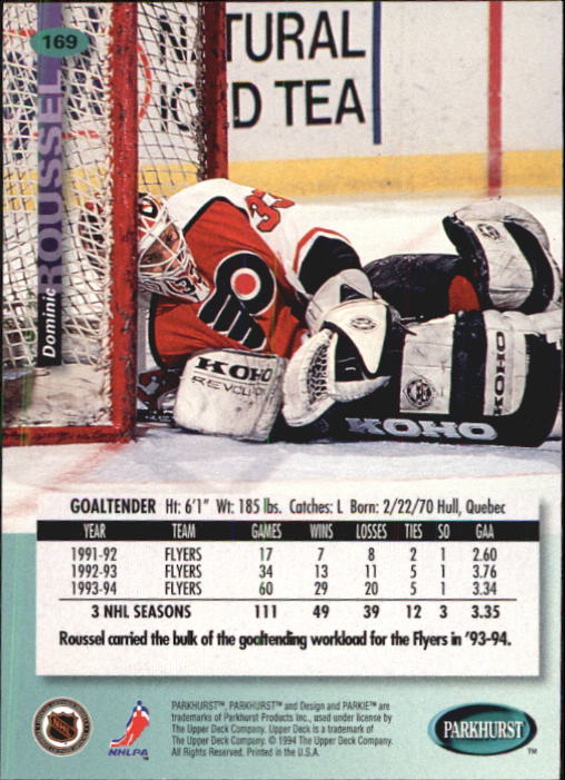 B0740- 1994-95 Parkhurst Hk Card #s 1-200 +Rookies -You Pick- 15+ FREE US SHIP - Picture 323 of 383
