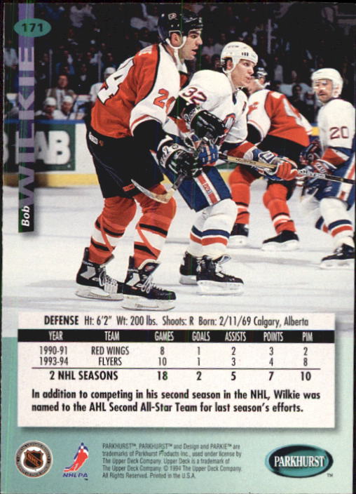B0740- 1994-95 Parkhurst Hk Card #s 1-200 +Rookies -You Pick- 15+ FREE US SHIP - Picture 327 of 383