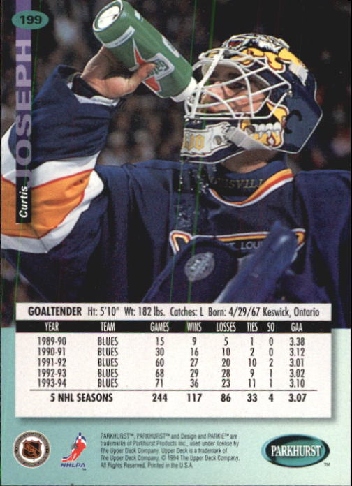 B0740- 1994-95 Parkhurst Hk Card #s 1-200 +Rookies -You Pick- 15+ FREE US SHIP - Picture 381 of 383