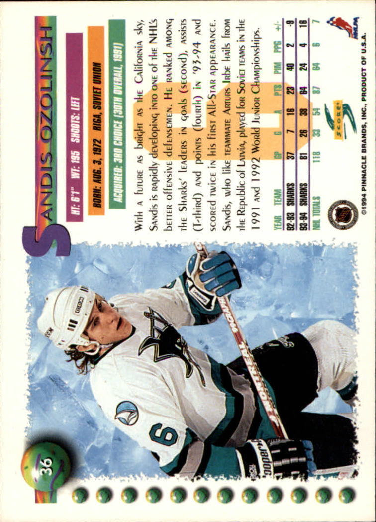  1994-95 Donruss #241 Gino Odjick NM-MT Vancouver