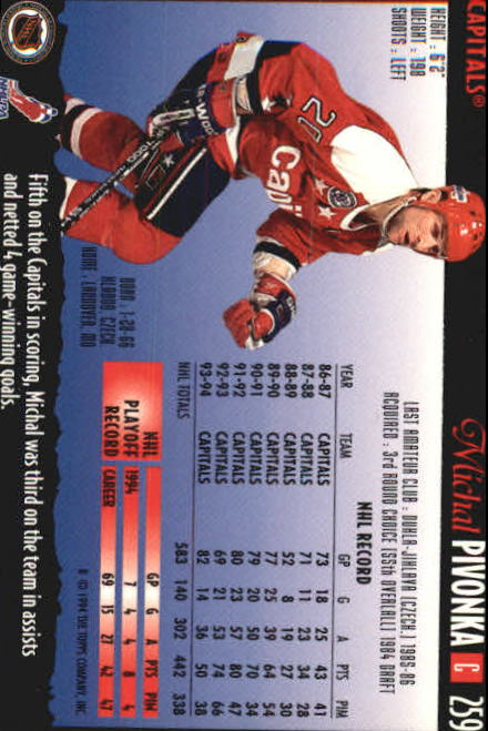 1994-95 Topps Premier Hockey (Pick Card From List 251-499) C142 2-21 - Picture 17 of 381