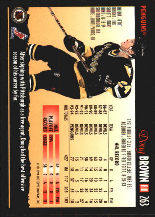 1994-95 Topps Premier Hockey (Pick Card From List 251-499) C142 2-21 - Picture 21 of 381