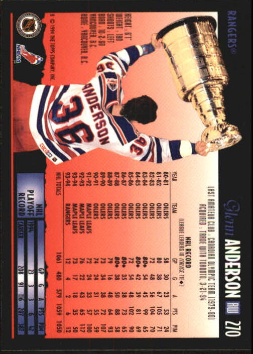 1994-95 Topps Premier Hockey (Pick Card From List 251-499) C142 2-21 - Picture 33 of 381