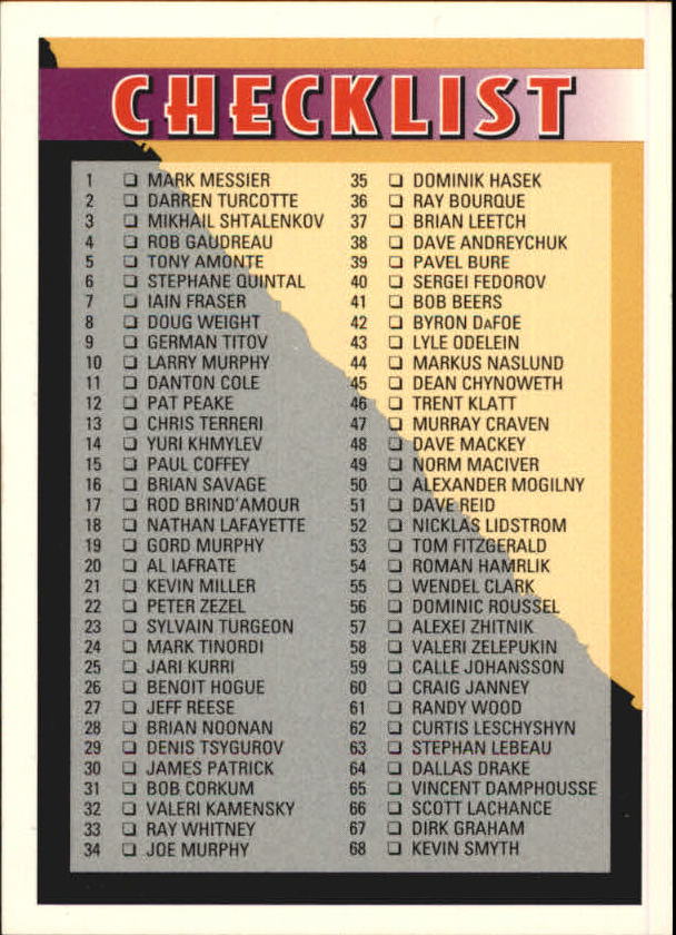 1994-95 Topps Premier Hockey (Pick Card From List 251-499) C142 2-21 - Picture 40 of 381