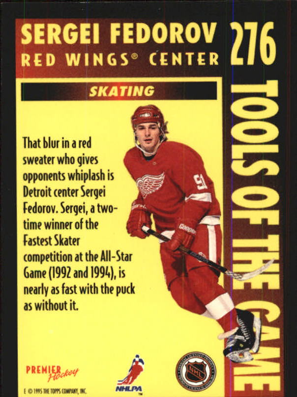 1994-95 Topps Premier Hockey (Pick Card From List 251-499) C142 2-21 - Picture 43 of 381