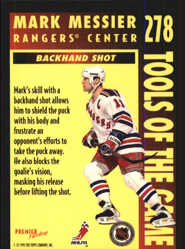 1994-95 Topps Premier Hockey (Pick Card From List 251-499) C142 2-21 - Picture 47 of 381