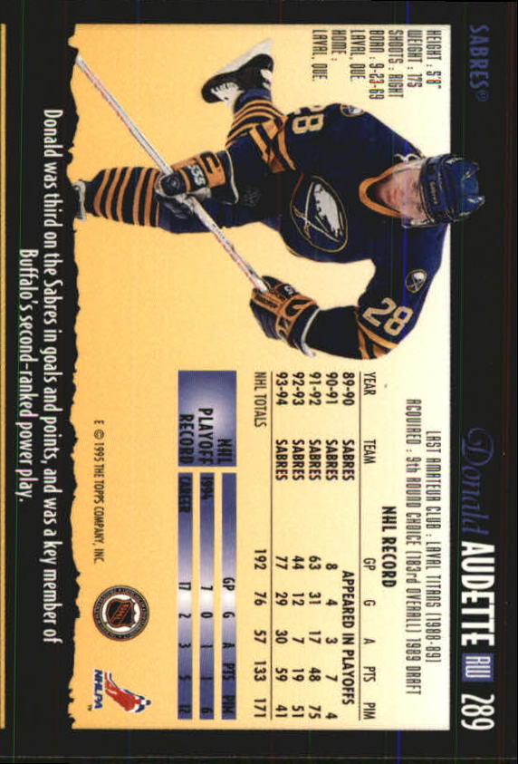 1994-95 Topps Premier Hockey (Pick Card From List 251-499) C142 2-21 - Picture 63 of 381