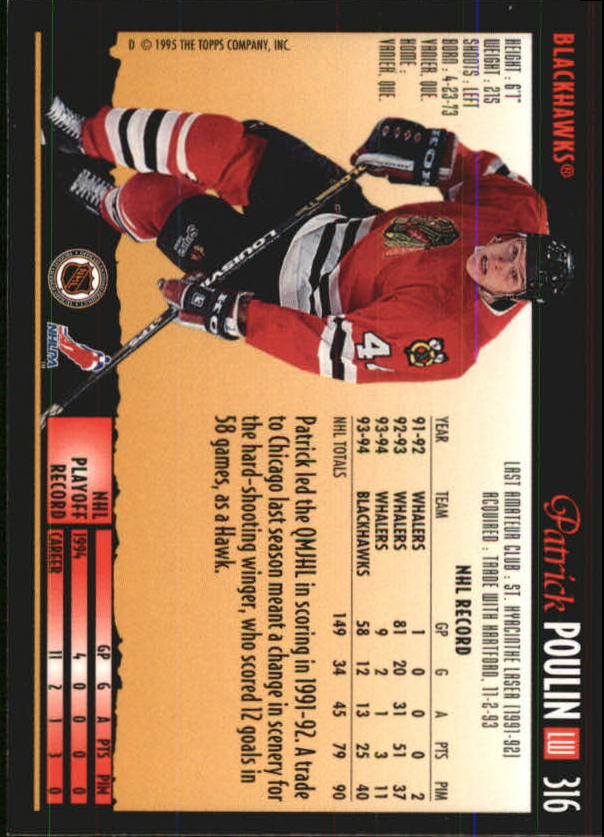 1994-95 Topps Premier Hockey (Pick Card From List 251-499) C142 2-21 - Picture 101 of 381