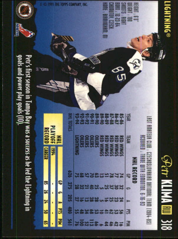 1994-95 Topps Premier Hockey (Pick Card From List 251-499) C142 2-21 - Picture 105 of 381