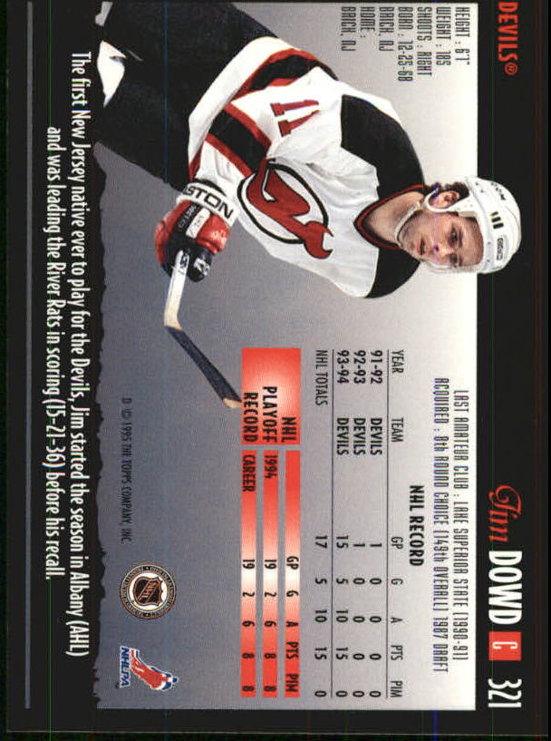 1994-95 Topps Premier Hockey (Pick Card From List 251-499) C142 2-21 - Picture 109 of 381