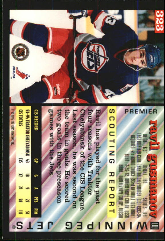 1994-95 Topps Premier Hockey (Pick Card From List 251-499) C142 2-21 - Picture 113 of 381