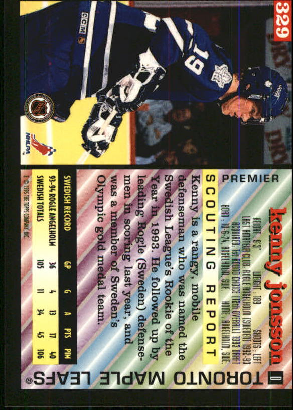 1994-95 Topps Premier Hockey (Pick Card From List 251-499) C142 2-21 - Picture 119 of 381