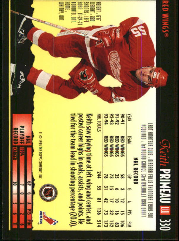 1994-95 Topps Premier Hockey (Pick Card From List 251-499) C142 2-21 - Picture 121 of 381