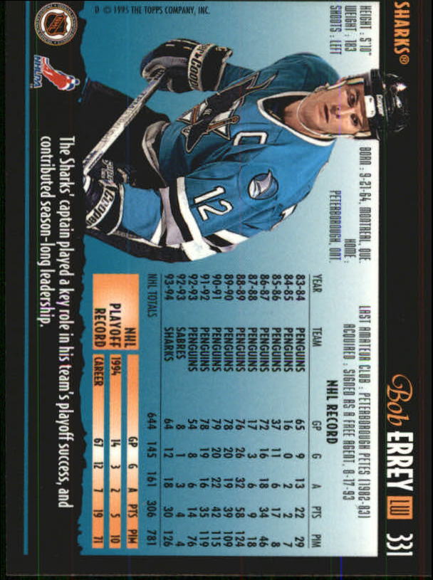 1994-95 Topps Premier Hockey (Pick Card From List 251-499) C142 2-21 - Picture 123 of 381