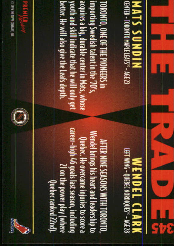 1994-95 Topps Premier Hockey (Pick Card From List 251-499) C142 2-21 - Picture 145 of 381