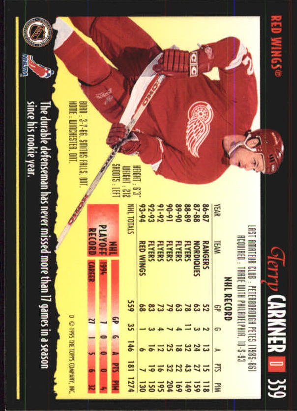 1994-95 Topps Premier Hockey (Pick Card From List 251-499) C142 2-21 - Picture 167 of 381