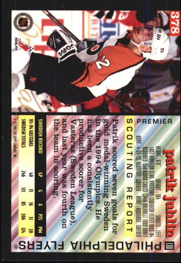 1994-95 Topps Premier Hockey (Pick Card From List 251-499) C142 2-21 - Picture 195 of 381