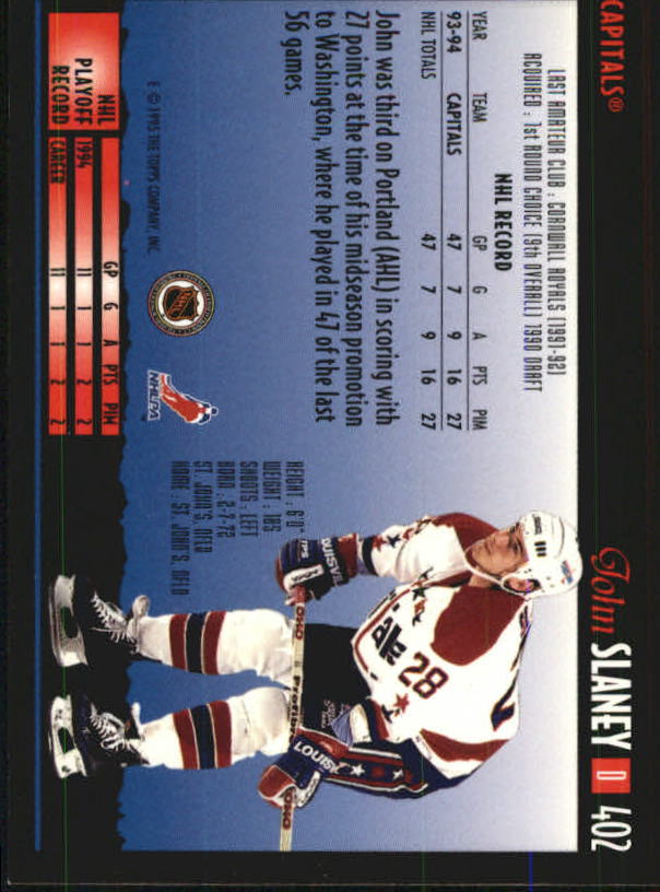1994-95 Topps Premier Hockey (Pick Card From List 251-499) C142 2-21 - Picture 229 of 381