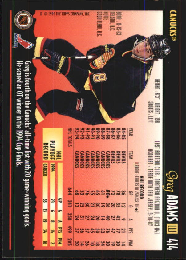 1994-95 Topps Premier Hockey (Pick Card From List 251-499) C142 2-21 - Picture 245 of 381