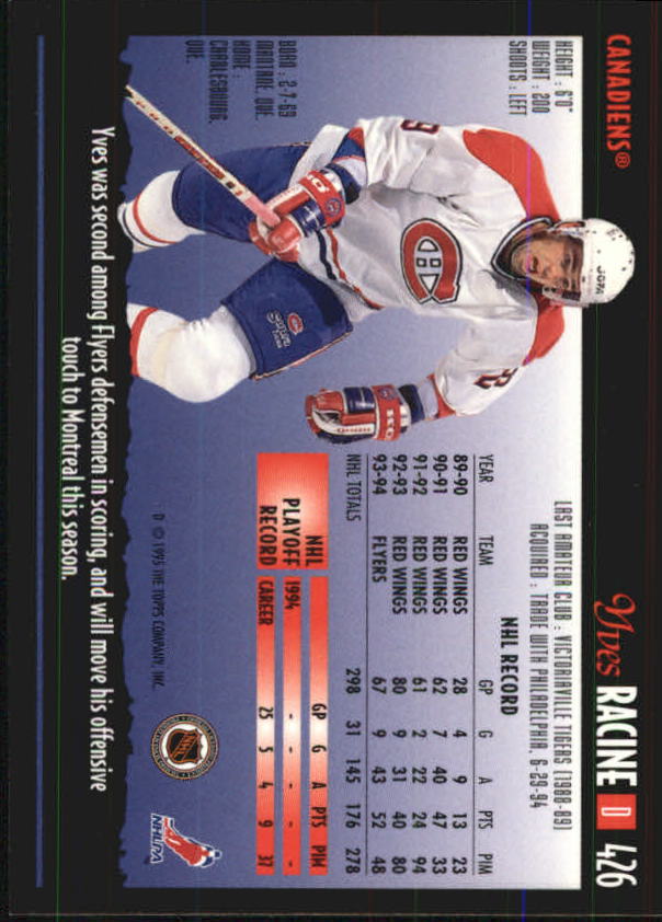 1994-95 Topps Premier Hockey (Pick Card From List 251-499) C142 2-21 - Picture 263 of 381