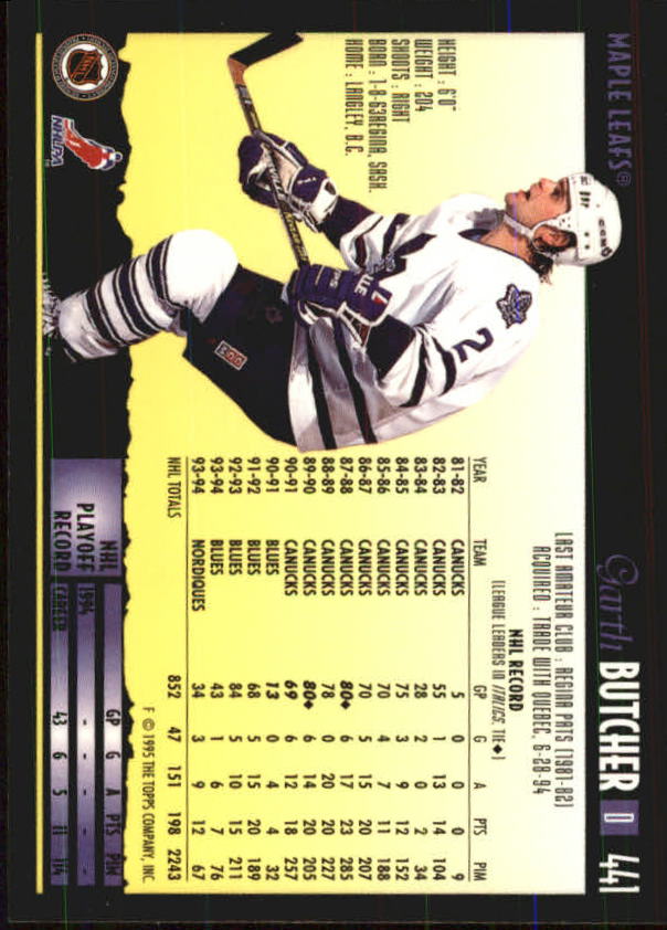 1994-95 Topps Premier Hockey (Pick Card From List 251-499) C142 2-21 - Picture 285 of 381