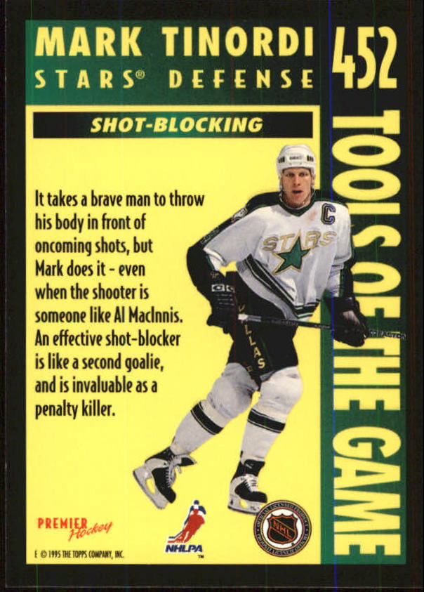 1994-95 Topps Premier Hockey (Pick Card From List 251-499) C142 2-21 - Picture 307 of 381