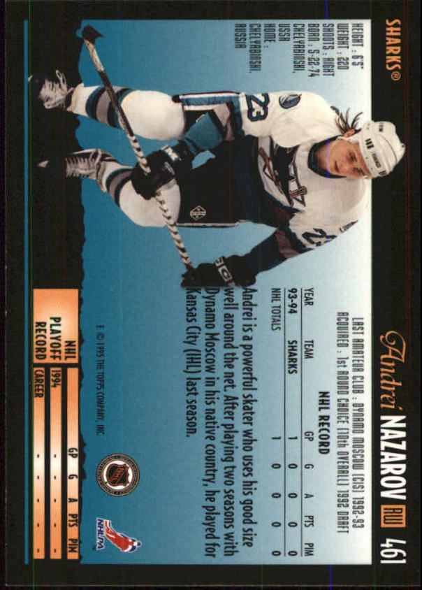 1994-95 Topps Premier Hockey (Pick Card From List 251-499) C142 2-21 - Picture 321 of 381