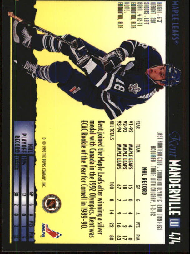 1994-95 Topps Premier Hockey (Pick Card From List 251-499) C142 2-21 - Picture 341 of 381