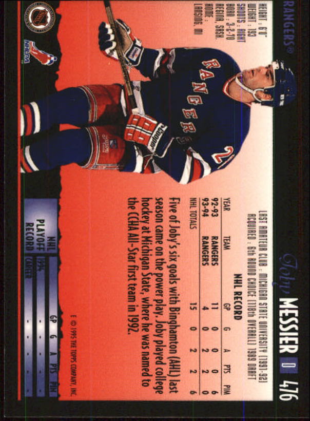 1994-95 Topps Premier Hockey (Pick Card From List 251-499) C142 2-21 - Picture 343 of 381
